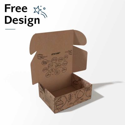 package boxes with logo custom