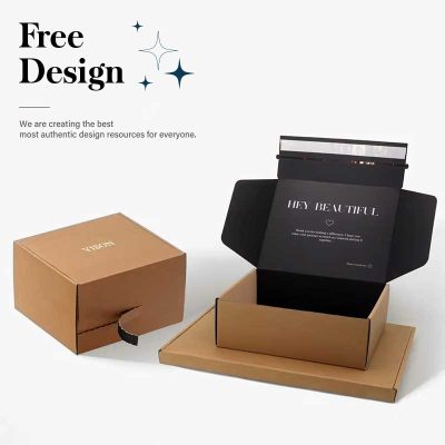 kraft paper shipping packaging box